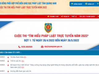 UBND thị xã Điện Bàn phát động tham gia cuộc thi tìm hiểu pháp luật trực tuyến năm 2022