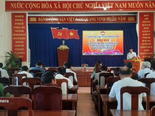 Điện Dương tổ chức diễn đàn Nhân dân góp ý xây dựng cán bộ, công chức đối với Tư pháp-Hộ tịch và cán bộ, chiến sĩ Công an, Ban Bảo vệ dân phố phường