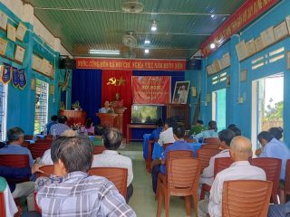 Điện Hồng tuyên truyền phổ biến pháp luật cho nhân dân thôn Thanh An, xã Điện Hồng